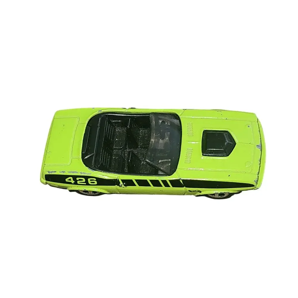 1996 Hot Wheels '70 Plymouth Barracuda 426 King 'Kuda Convertible - Lime Green